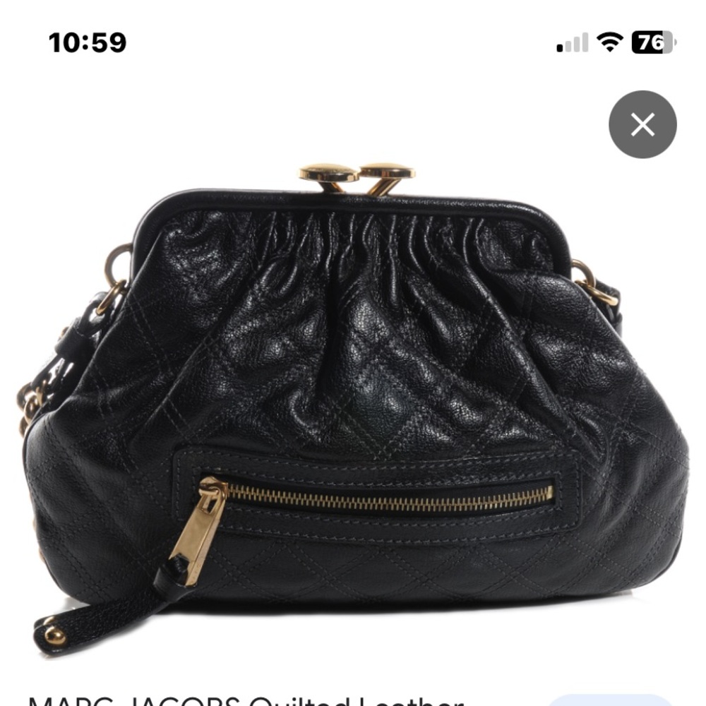 Marc Jacob Quilted Leather Little Stam Bag